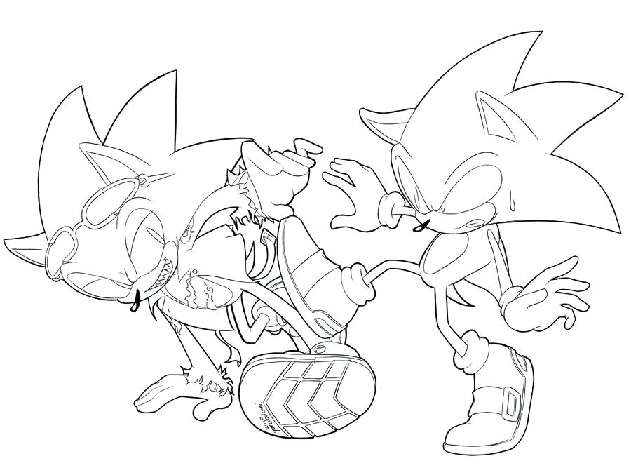 900x677 Sonic The Hedgehog And Friends Coloring Pages Color Me Fight By