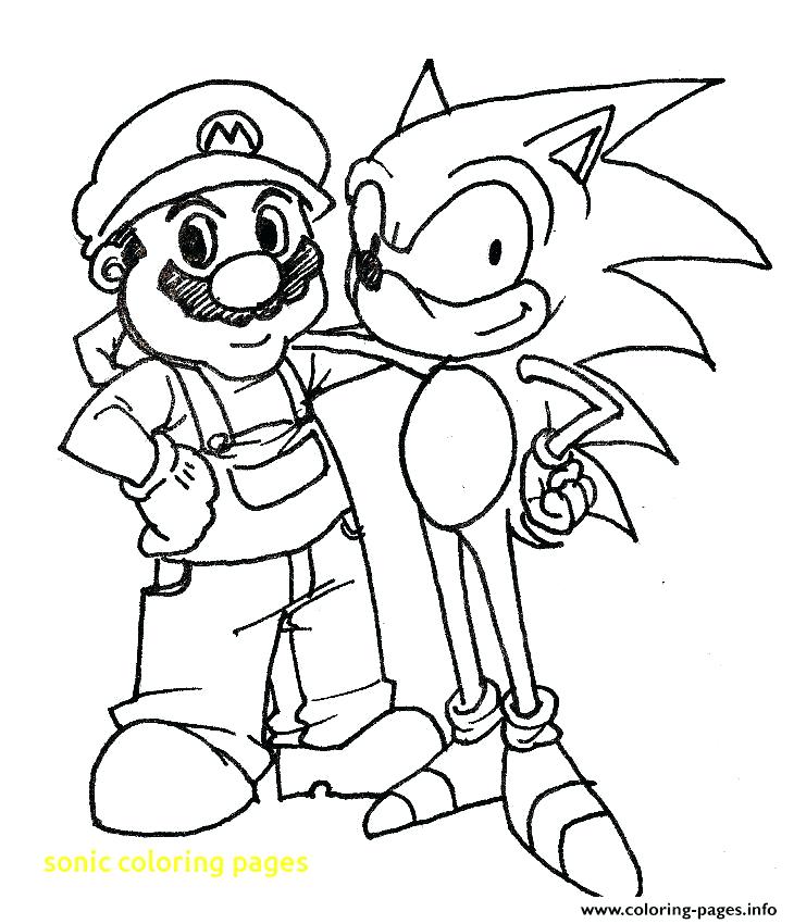 730x850 Sonic The Hedgehog And Friends Coloring Pages Printable