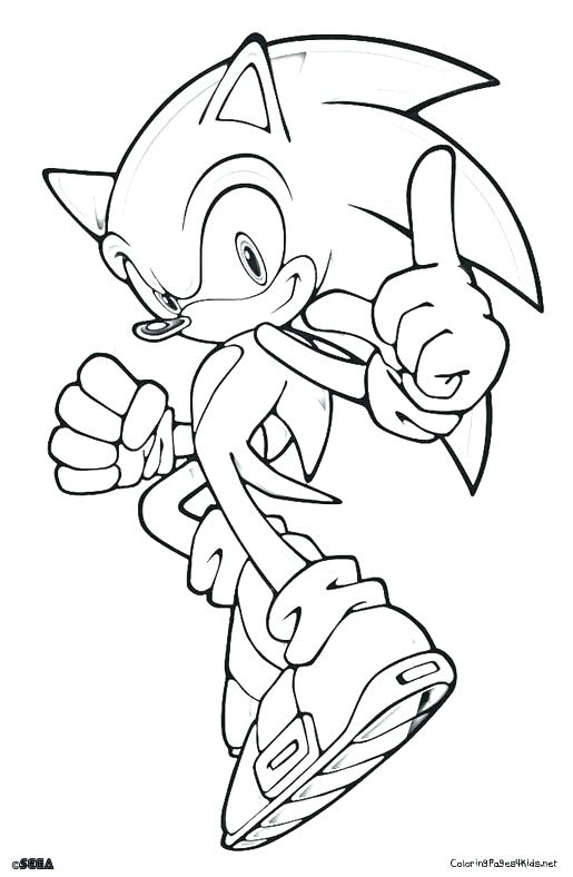 515x788 Sonic The Hedgehog And Friends Coloring Pages