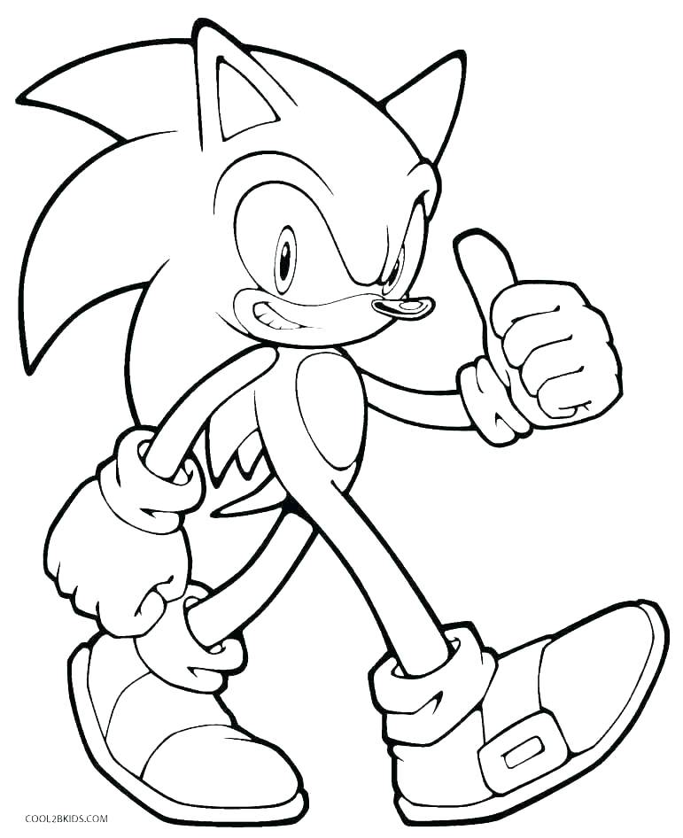 771x946 Shadow Coloring Pages To Print Sonic X Coloring Pages Sonic