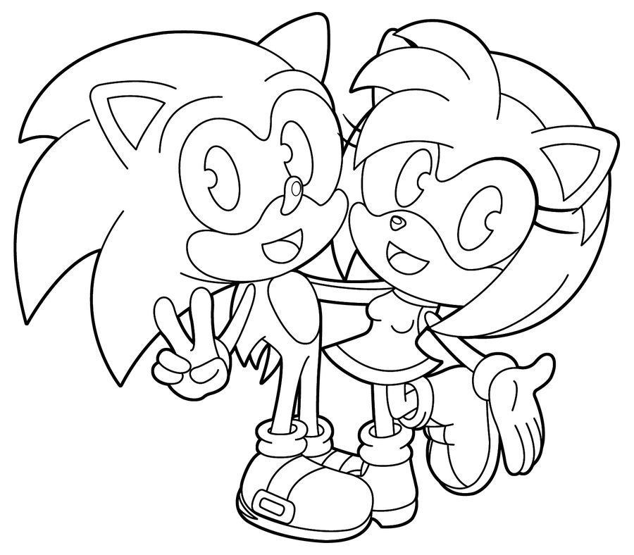 900x788 Sonic The Hedgehog Coloring Pages