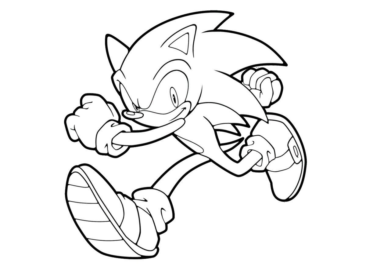 Sonic Boom Coloring Pages