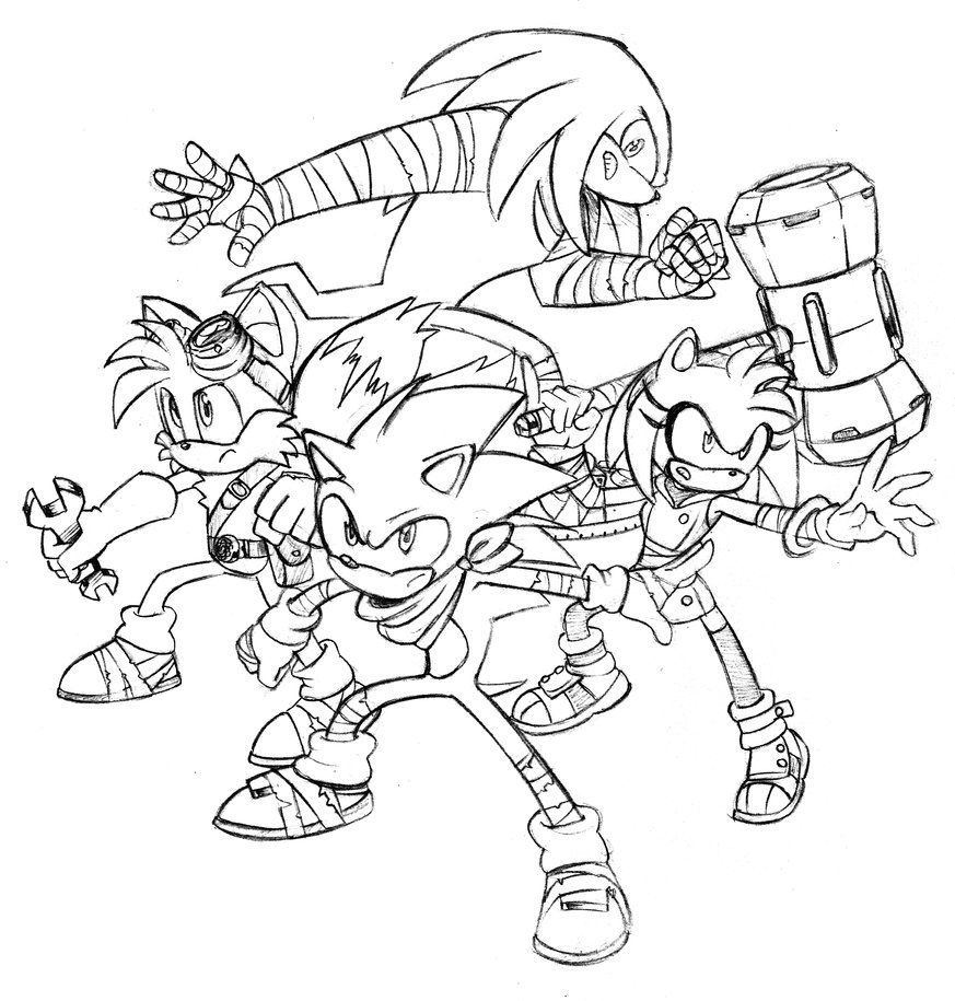 873x915 Best Sticks Sonic Boom Coloring Pages For Entrancing