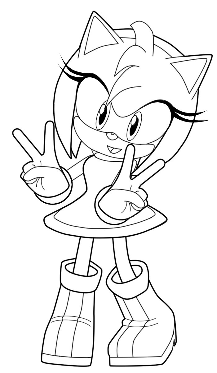 700x1200 Sonic Characters Coloring Pages Acpra