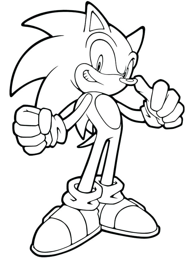600x831 Sonic Color Pages To Print Sonic Characters Coloring Pages Sonic