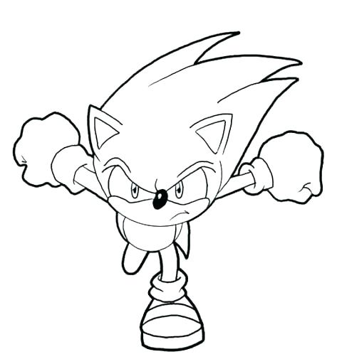 473x512 Coloring Pages Sonic