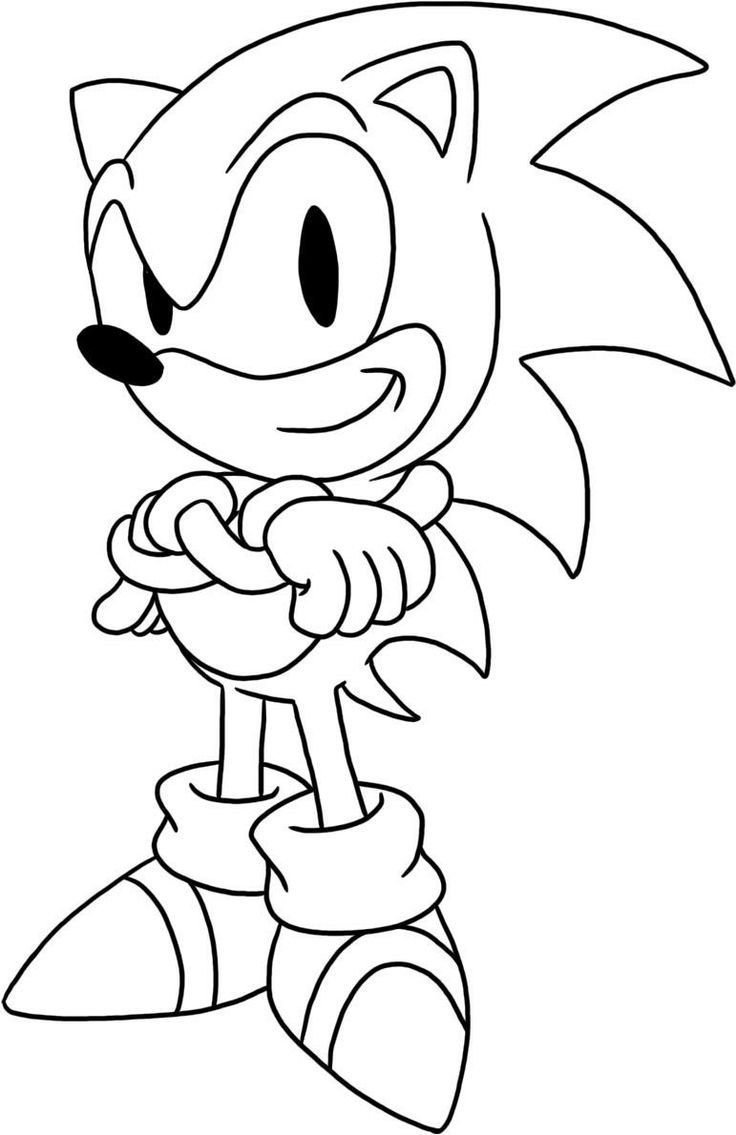 Sonic Coloring Pages