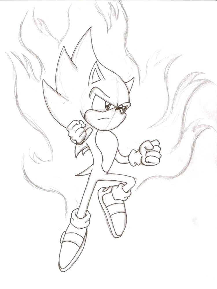 750x1000 Coloring Pages Sonic Super Sonic Coloring Pages For Boys Free
