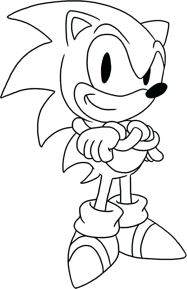 600x926 Sonic The Hedgehog And Friends Coloring Pages