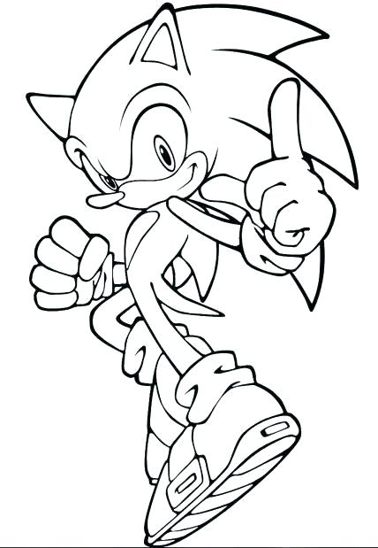 428x619 Color Pages Sonic Free Printable Sonic Coloring Pages X Coloring