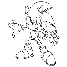 Sonic Coloring Pages Printable
