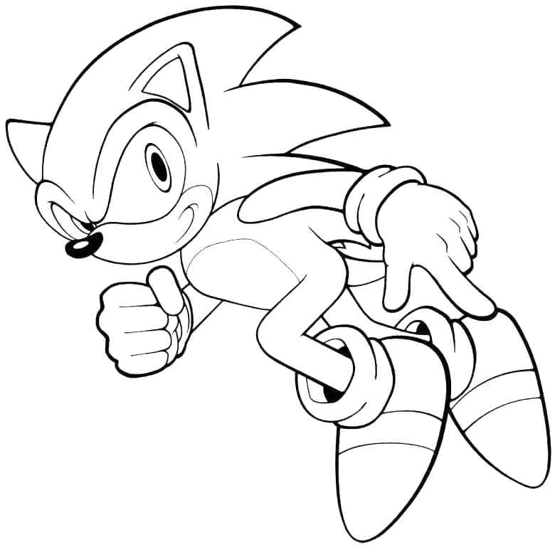 780x769 Mario And Sonic Colouring Pages Sonic Coloring Pages To Print