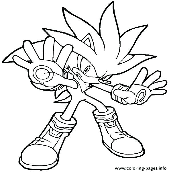 597x600 Sonic Coloring Pages Online Sonic Coloring Pages Sonic