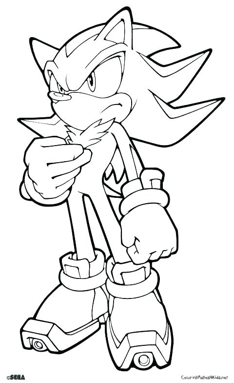 480x784 Sonic And Shadow Coloring Pages Mario And Sonic Coloring Pages