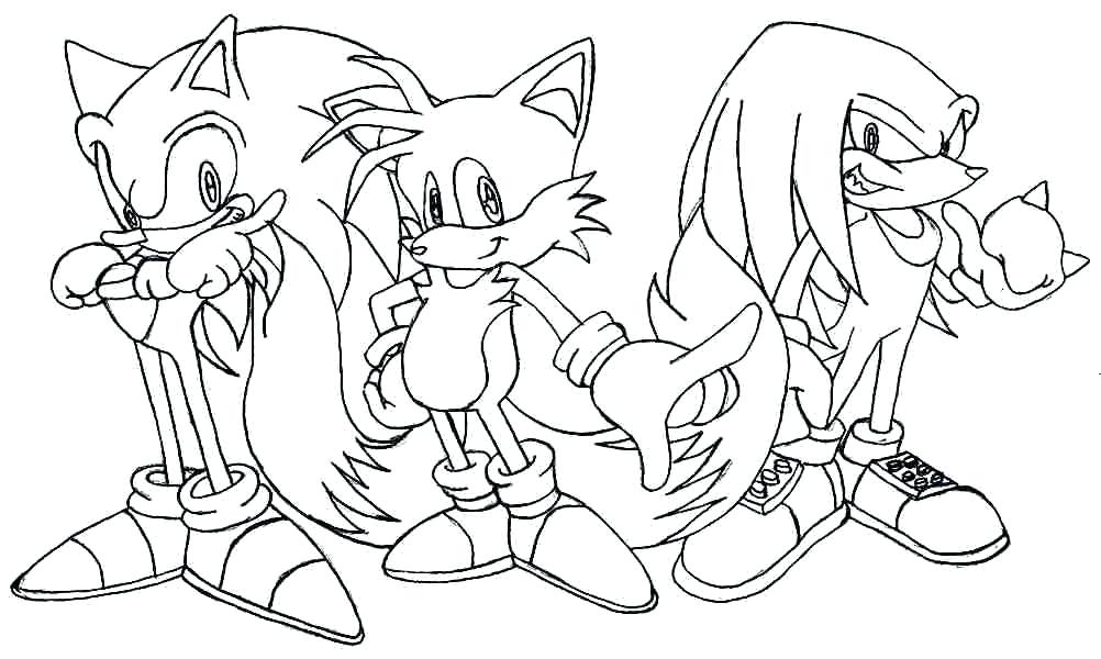 1002x600 Sonic And Tails Coloring Pages Sonic And Tails Coloring Pages