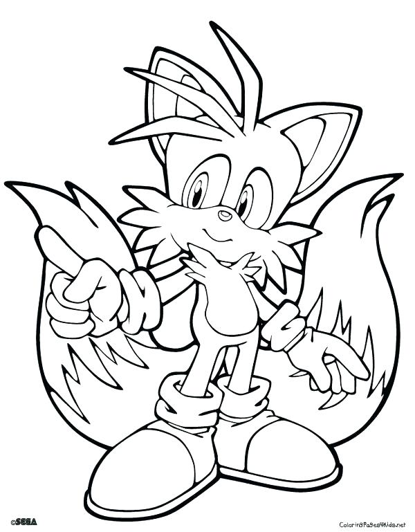 600x769 Tails Coloring Pages Sonic And Tails Coloring Pages Sonic Coloring