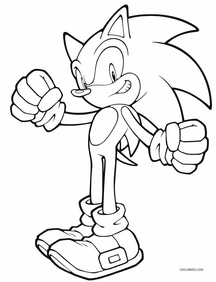 706x919 Printable Sonic Coloring Pages For Kids Cool2bkids