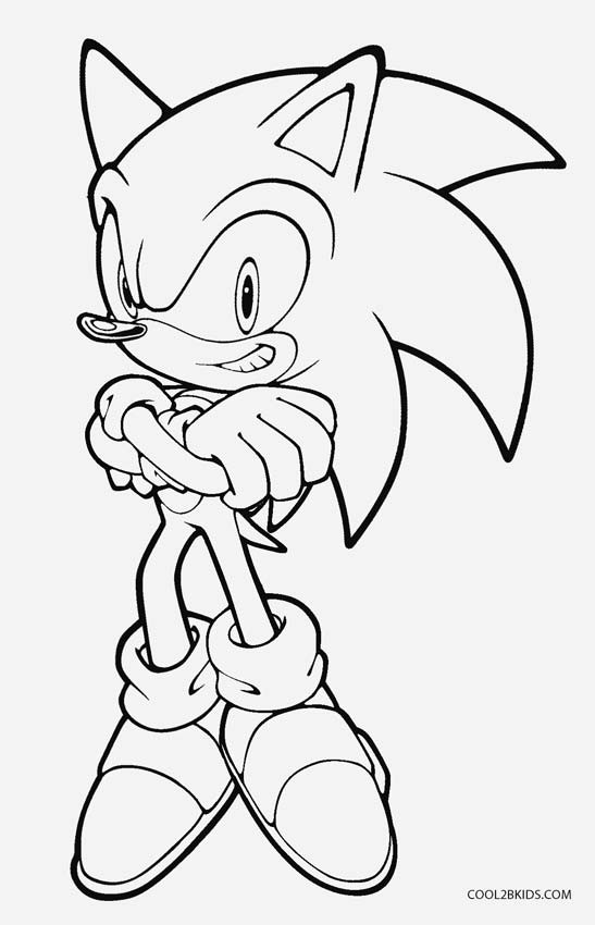 547x850 Sonic Colouring Online Lovely 21 Sonic The Hedgehog Coloring Pages