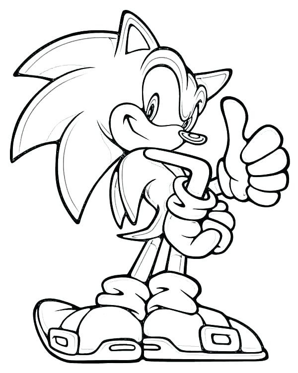 Sonic The Hedgehog Colouring Pages To Print