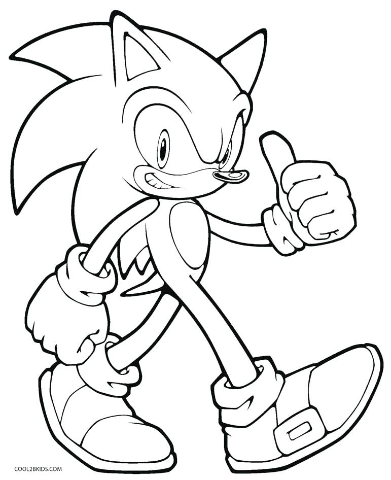 771x946 Printable Sonic Coloring Pages For Kids Sonic Hedgehog Coloring