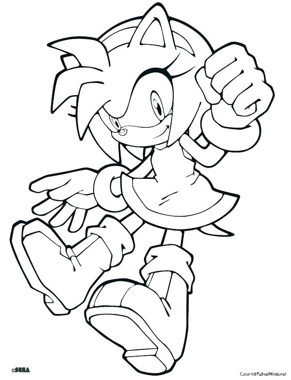 600x782 Printable Sonic The Hedgehog Coloring Pages Sonic Color Pages