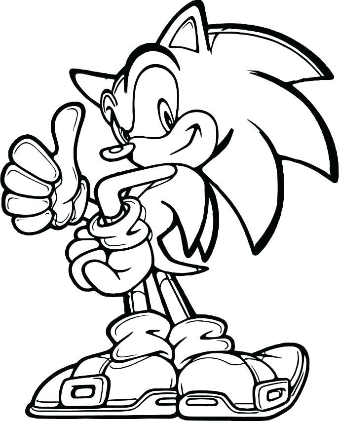 687x853 Sonic And Coloring Pages Sonic And Coloring Pages Large Size