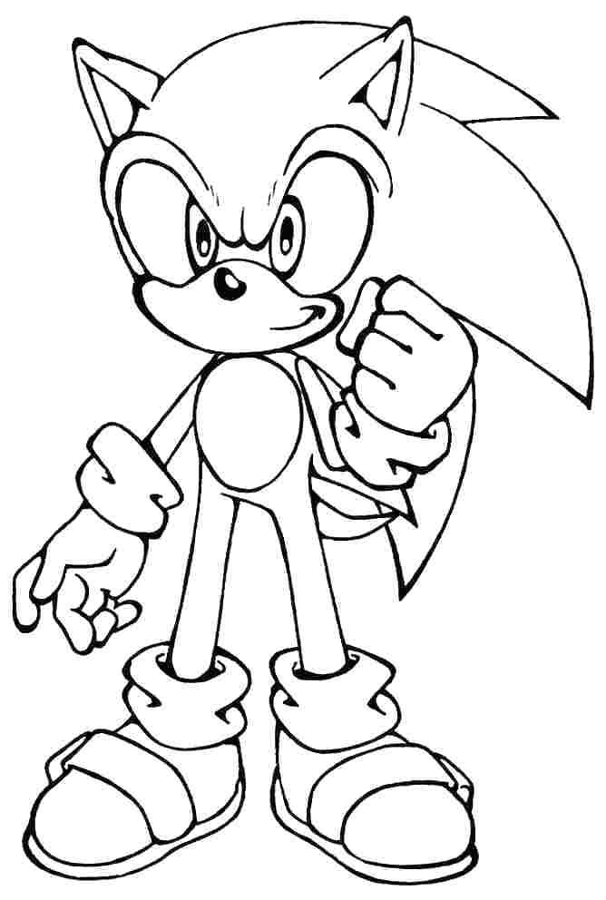 668x992 Sonic The Hedgehog Printable Coloring Pages New Sonic The Hedgehog