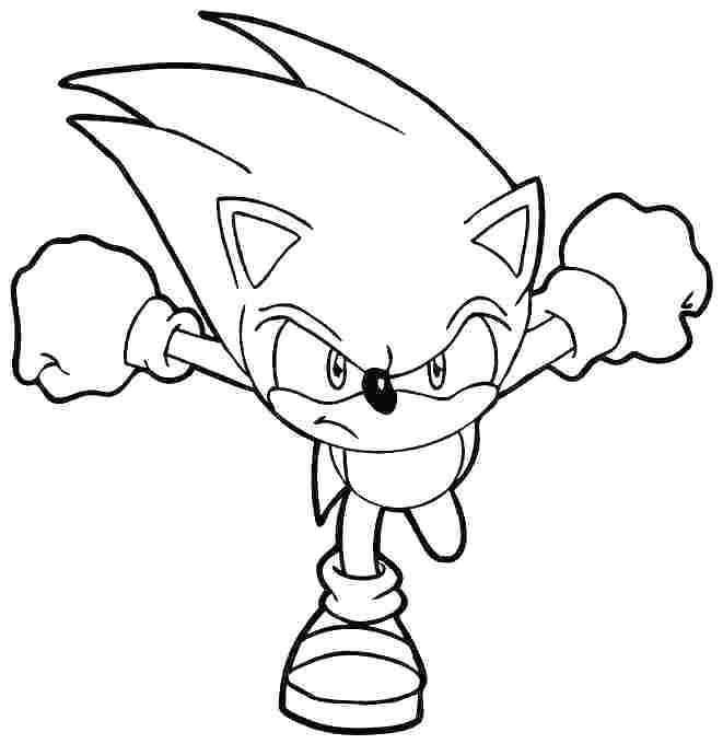 661x680 Free Sonic The Hedgehog Coloring Pages Sonic Coloring Pages