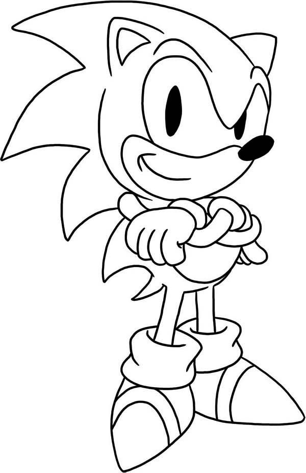 600x926 Sonic The Hedgehog Printable Coloring Pages