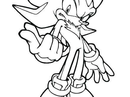 440x330 Scourge The Hedgehog Coloring Pages