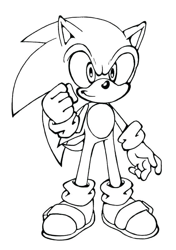 564x799 Coloring Pages Sonic New Sonic The Hedgehog Coloring Pages Print