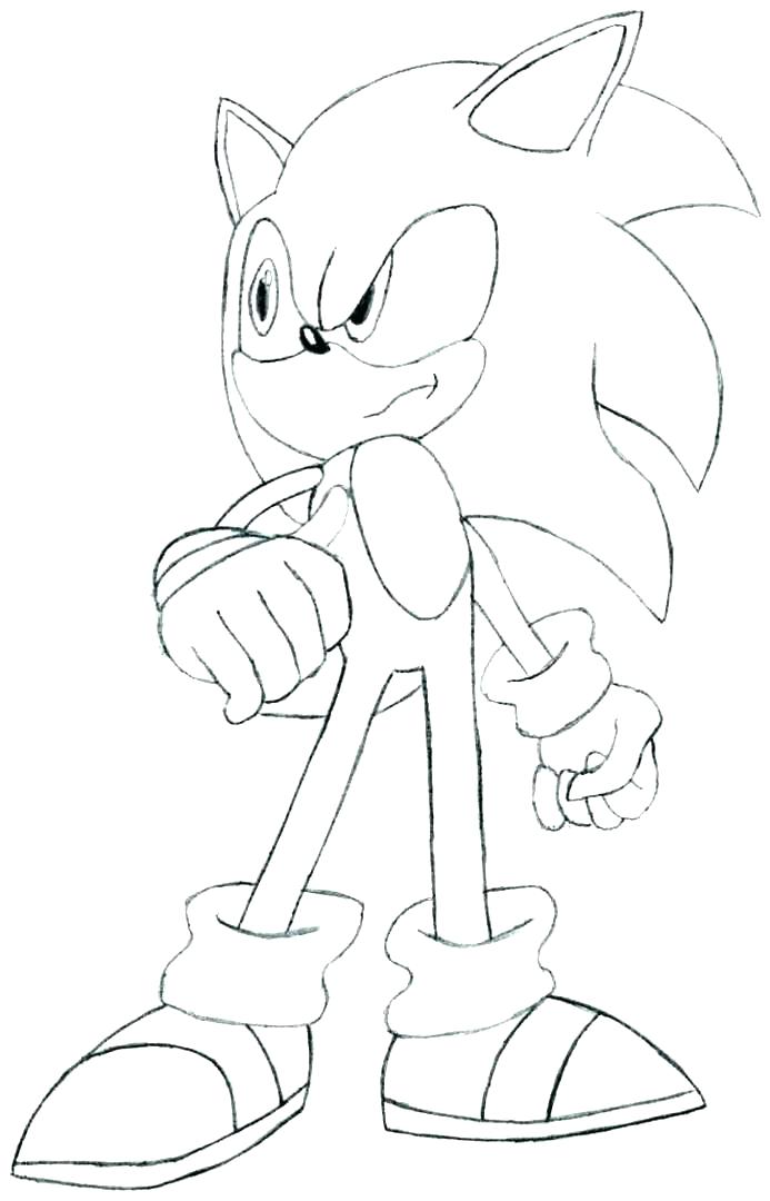 693x1080 Sonic Underground Coloring Pages