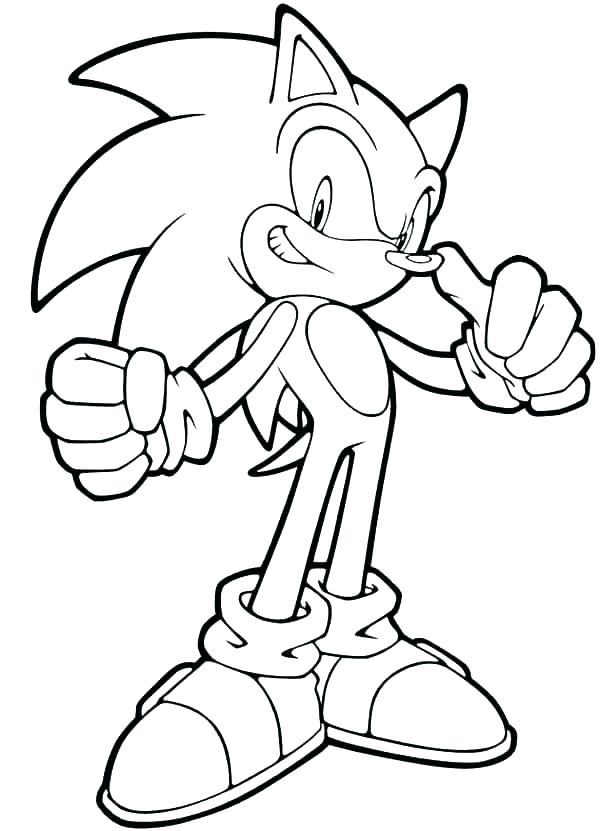 Sonic Unleashed Coloring Pages