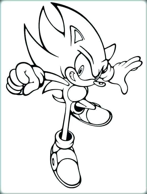618x813 Sonic Unleashed Coloring Pages Sonic Riders Coloring Pages