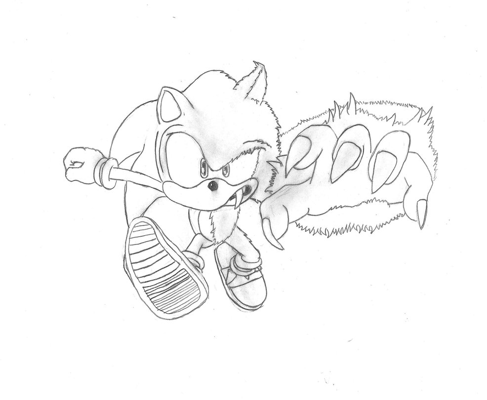 986x811 Sonic Unleashed Coloring Pages To Print