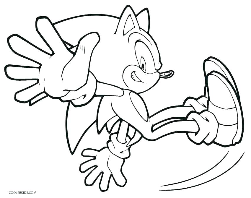 850x670 Sonic Unleashed Coloring Pages To Print The X Ntable C