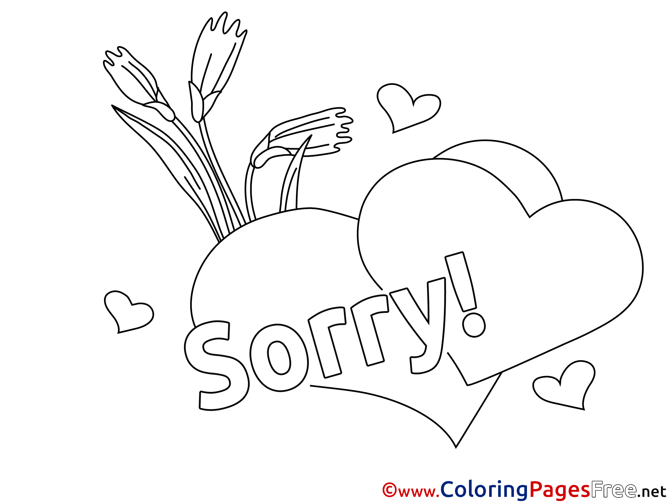 2300x1725 Flowers Download Sorry Coloring Pages