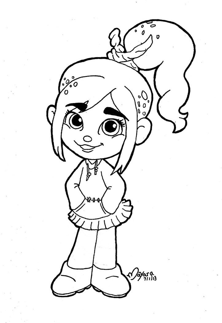 723x1050 Race Coloring Pages For Kids Printable Free Wreck It Ralph General