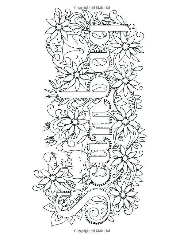 600x776 Unbelievable Glamorous Sorry Coloring Pages Print Swear Word Adult