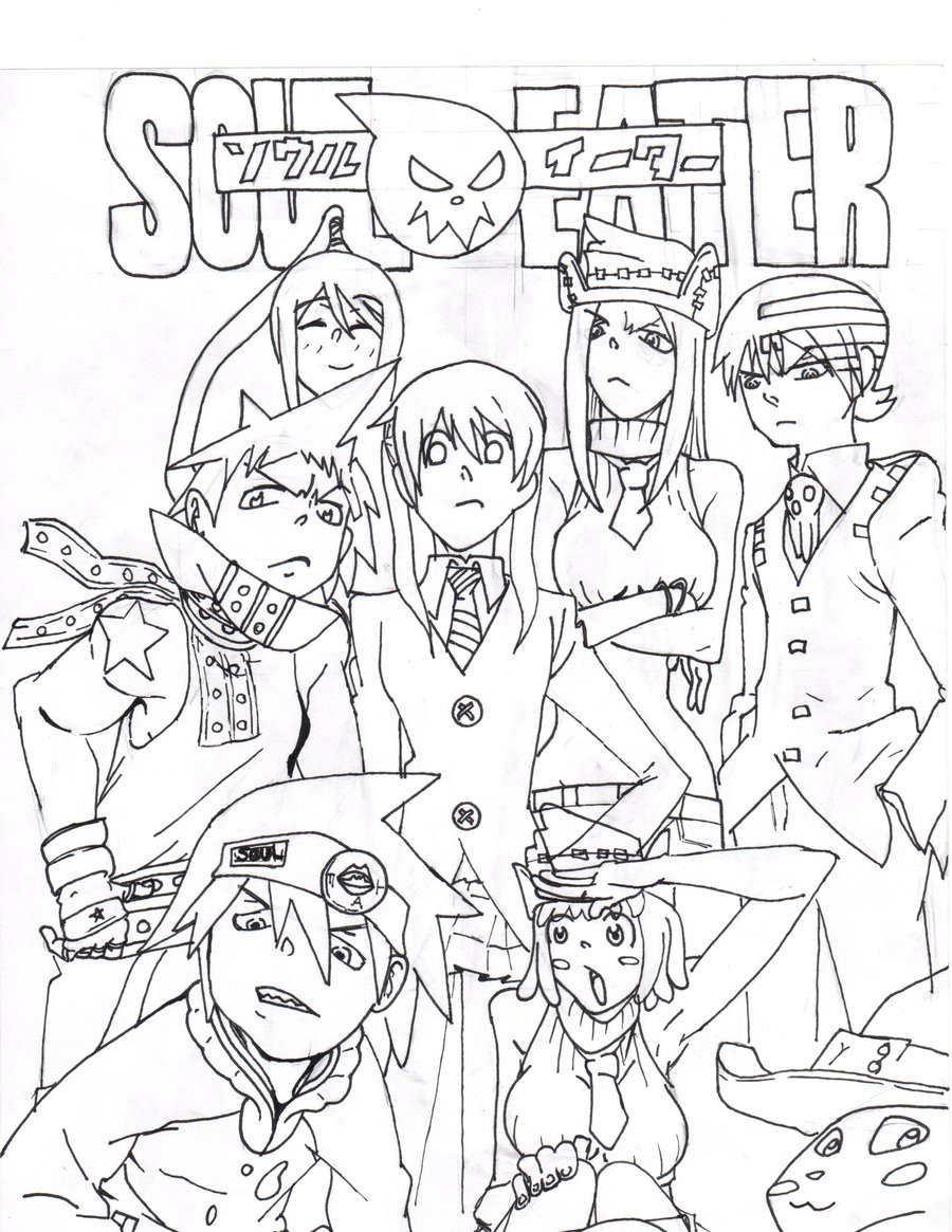 900x1165 Soul Eater Coloring Pages