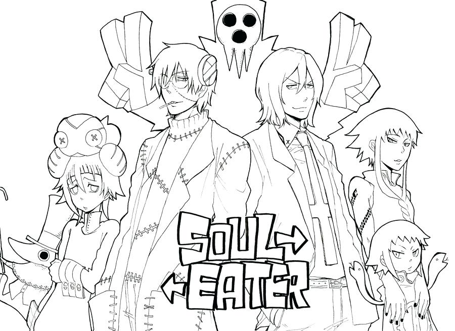 900x655 Soul Eater Coloring Pages Soul Eater Soul Soul Eater Printable