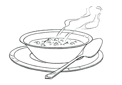 476x333 Food Coloring Pages Of Cartoon Soup Page Image Images Spaghetti