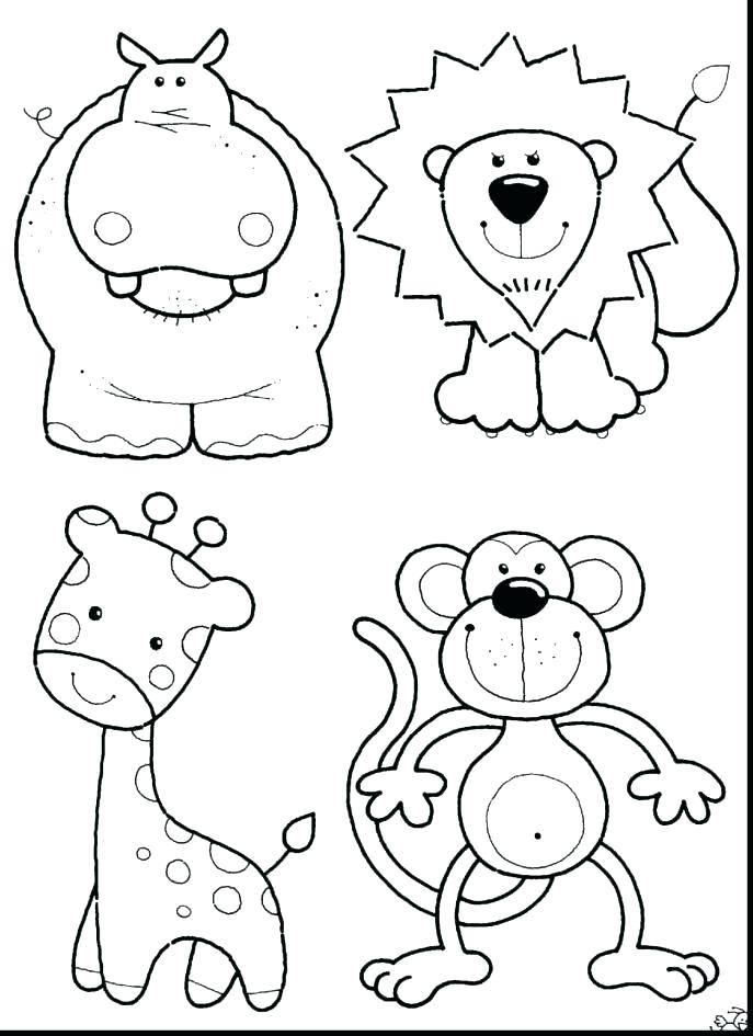 687x945 South African Animals Coloring Pages