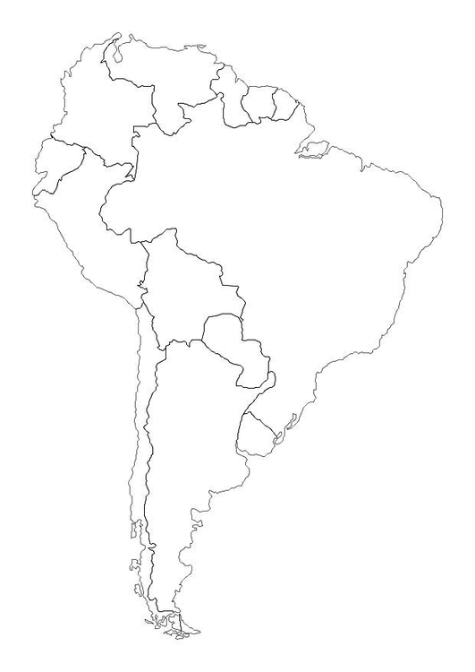531x750 Coloring Page South America