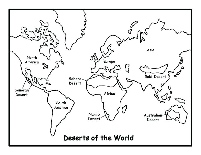792x612 Free Outline Map Of North And South America North Map Coloring