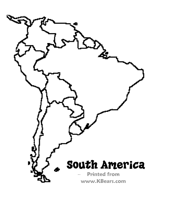 573x644 South America Coloring Pages Best Photos Of South America Map