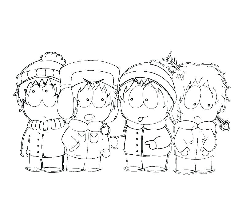 800x667 South Park Coloring Pages South Park Coloring Pages 7 Download