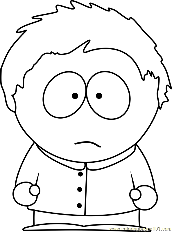 592x800 Clyde Donovan From South Park Coloring Page