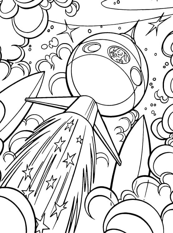 555x746 Krypto The Dog Go Into Outer Space Coloring Pages