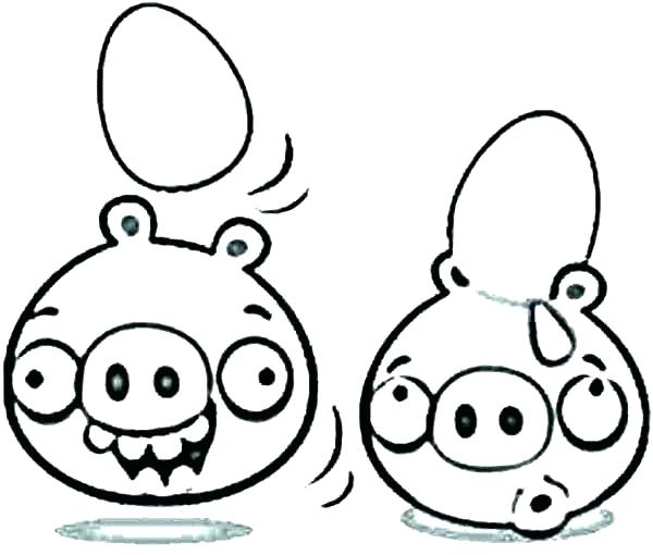 600x510 Angry Birds Space Colouring Pages Kids Coloring Angry Bird